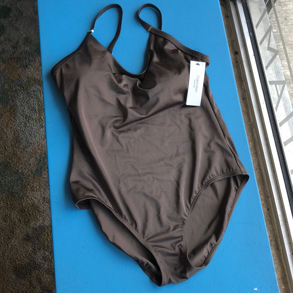 Calvin Klein Bronze One piece Bathing suit